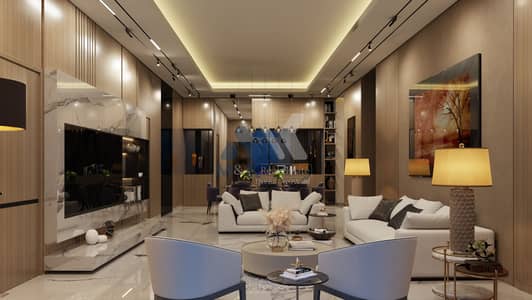 6 Bedroom Apartment for Sale in Dubai Harbour, Dubai - Living room. jpg
