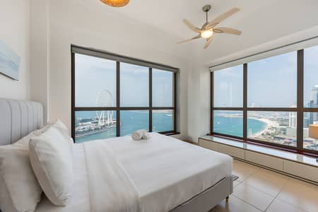 2 Bedroom Apartment for Rent in Jumeirah Beach Residence (JBR), Dubai - Full Sea View Serene 2BR |JBR|- AVAILABLE NOW