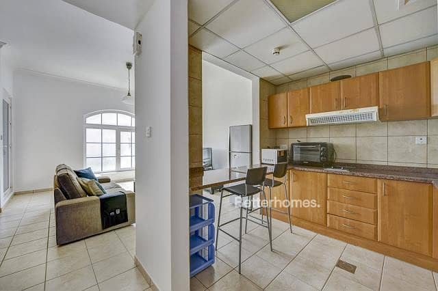 Vacant With Balcony|590 Sq.ft|Pool View.