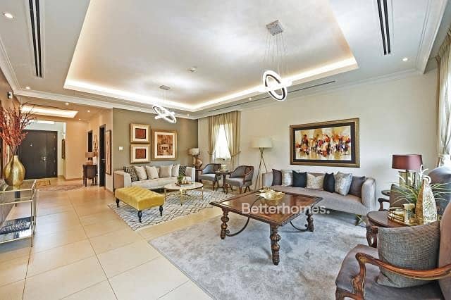 Unique 4 BR Villa|Park Facing|Al Barsha