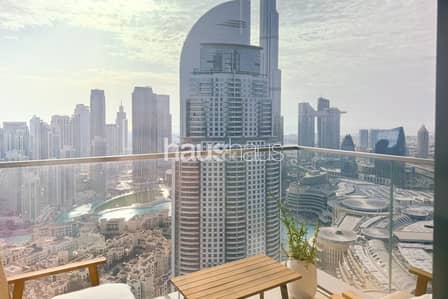2 Bedroom Apartment for Rent in Downtown Dubai, Dubai - Fully furnished | Large layout | High floor