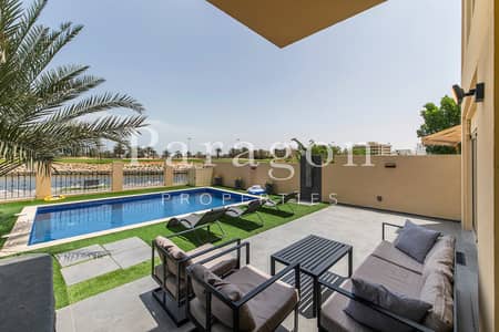 4 Bedroom Townhouse for Rent in Al Hamra Village, Ras Al Khaimah - LAGOON SIDE | PRIVATE POOL | FULLY FURNISHED