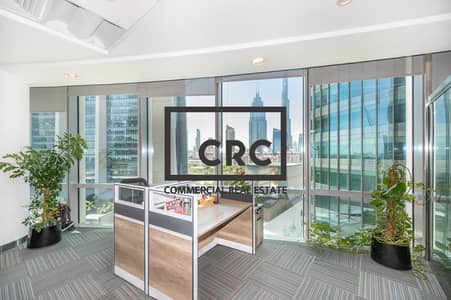 Office for Rent in DIFC, Dubai - Vacant | Furnished | Burj View | DEWA Chiller Free