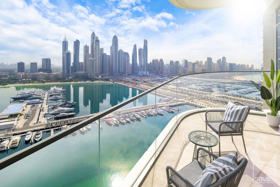 位于迪拜港，艾玛尔海滨社区，滨海景观公寓 3 卧室的公寓 7250000 AED - 8861539