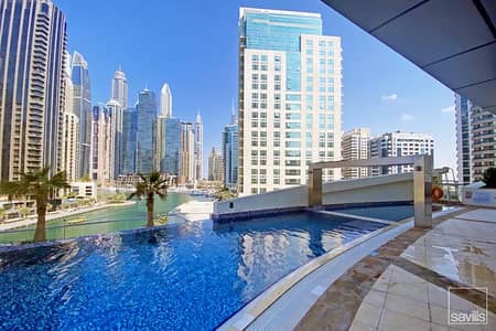 2 Bedroom Apartment for Sale in Dubai Marina, Dubai - Excellent Location | High Floor | 2 Bed + Maids