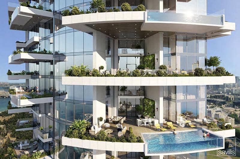 位于迪拜码头，卡瓦利大厦 3 卧室的公寓 17000000 AED - 8895976