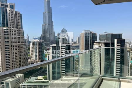 2 Bedroom Apartment for Rent in Downtown Dubai, Dubai - Burj Khalifa View | High Floor | Serviced