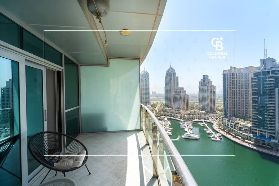 位于迪拜码头，滨海阳台公寓大楼 2 卧室的公寓 165000 AED - 8988494
