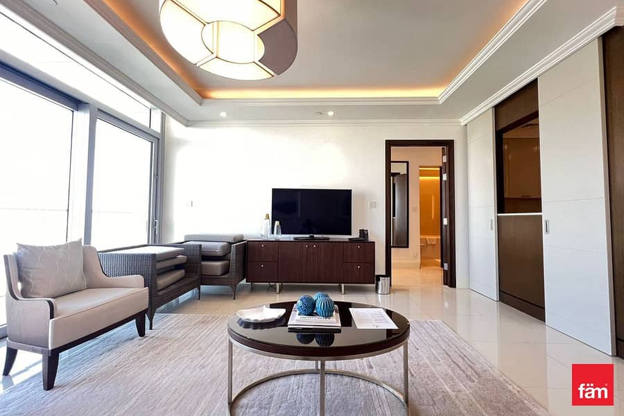 位于迪拜市中心，谦恭公寓喷泉景观综合体，谦恭喷泉景观3号大厦 1 卧室的酒店式公寓 230000 AED - 8988723