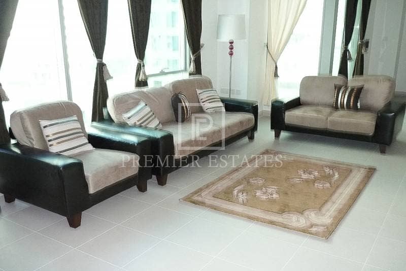2BR with great views of Marina/Sea/Pool and JBR