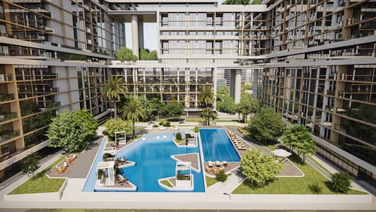 拉斯库尔， 迪拜 2 卧室公寓待售 - Courtyard-shot. jpg