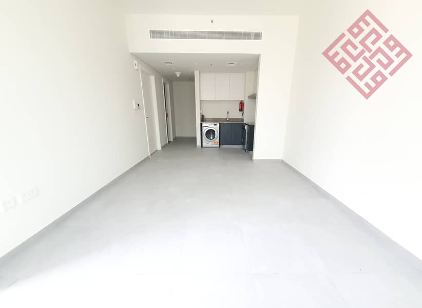 Brand new 1 BHK apartment with balcony is available in AL JADA solo building for rent only for 40k