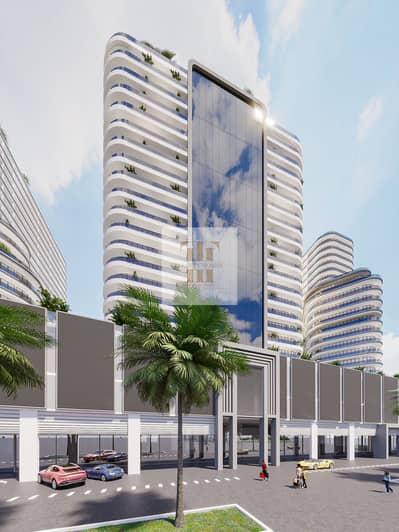 阿尔扬街区， 迪拜 1 卧室公寓待售 - Facade_building_1_view_1. jpg