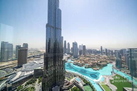 3 Bedroom Apartment for Rent in Downtown Dubai, Dubai - High Floor | Burj Khalifa View | Brand New