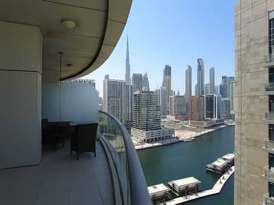 Canal & Burj Khalifa View | Bright Apartment | Vacant