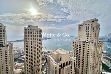 2 Bedroom Flat for Rent in Jumeirah Beach Residence (JBR), Dubai - Fully Upgraded | High Floor | Sea Views
