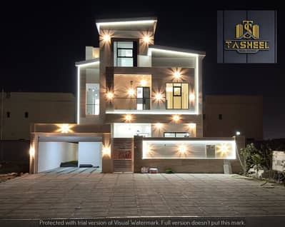 Seize the opportunity and own one of the most beautiful villas in Ajman without down payment and without service fees, freehold ownership for life.