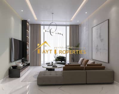 1 Bedroom Flat for Sale in Al Mamzar, Sharjah - 02 Living Areav-01. jpeg