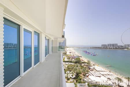 3 Bedroom Flat for Rent in Jumeirah Beach Residence (JBR), Dubai - Stunning 3 BR + Maids with Full Sea/Palm Views