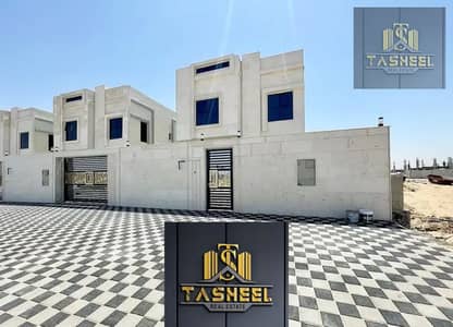 Without a down payment, you own a villa for sale with a large yard in Ajman, the first resident, freehold, super deluxe finishing, including fees