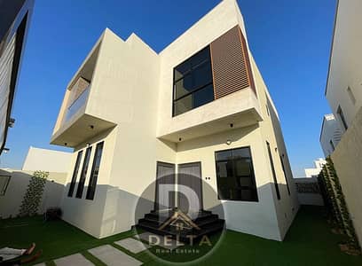 Without down payment own wonderful villa for sale in Ajman first inhabitant freehold super deluxe finishing directly on Sheikh Mohammed bin Zayed Road