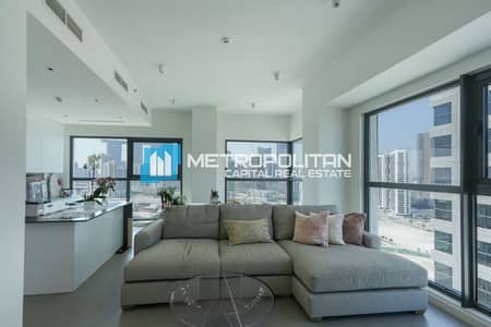 1 Bedroom Flat for Sale in Al Reem Island, Abu Dhabi - High Floor | Brand New | Partial Sea And Community
