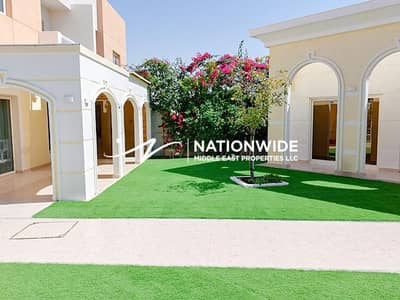 3 Bedroom Villa for Rent in Al Samha, Abu Dhabi - Fully Upgraded Villa|Huge Garden|Semi Furnished