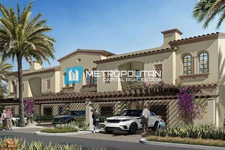 2 Bedroom Townhouse for Sale in Zayed City, Abu Dhabi - Corner 2BR TH| End Unit| Mediterranean-Inspired