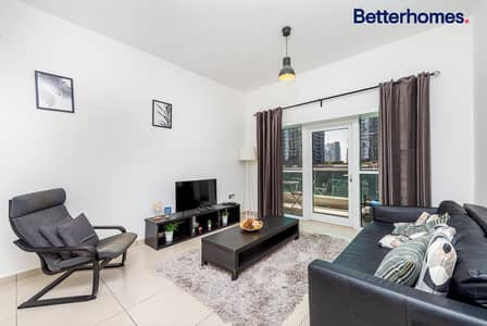 1 Bedroom Flat for Rent in Dubai Marina, Dubai - Furnished | Managed | Low Floor | Community View