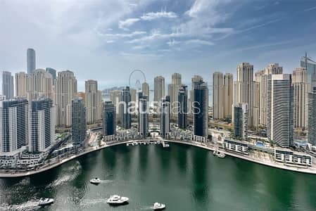 3 Bedroom Apartment for Sale in Dubai Marina, Dubai - Vacant | High Floor | Full Marina View