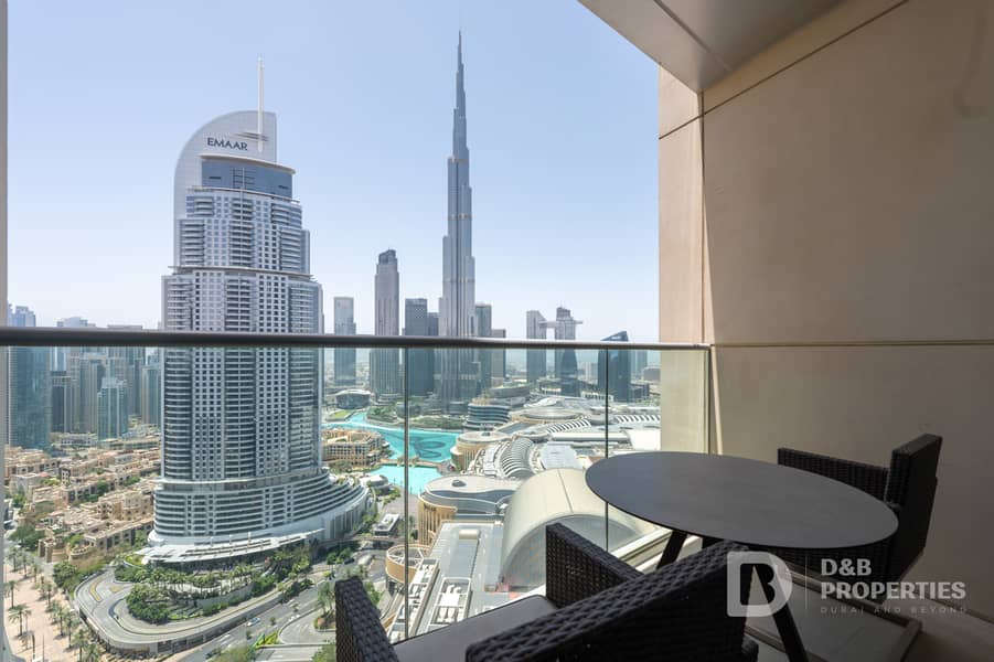 Full Burj Khalifa View | Bills Included | Vacant