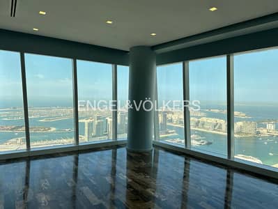 4 Bedroom Flat for Rent in Dubai Marina, Dubai - Spacious Unit | Palm view | High Floor