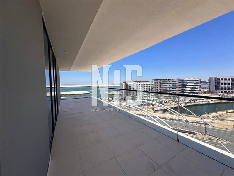 Spacious 3 Bedrooms | Al Beed Terrace Partial canal view