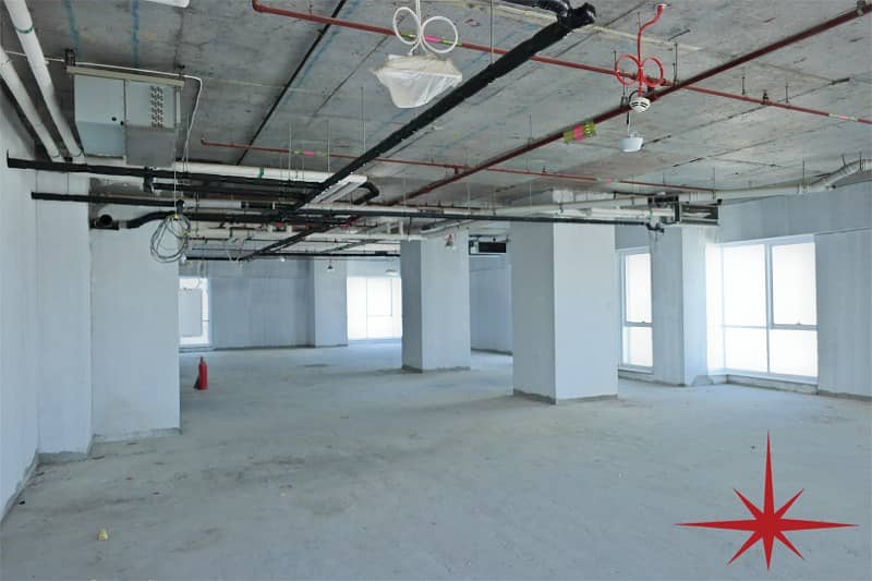 Half Floor Offices| Latifa Tower |Best Location