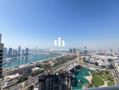 3 Bedroom Apartment for Rent in Dubai Marina, Dubai - Palm View | High Floor | Large Layout