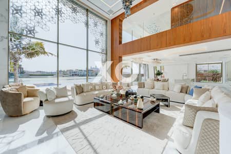 6 Bedroom Villa for Rent in Palm Jumeirah, Dubai - Carlift and basement | Billionaires row | Atlantis