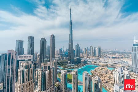 4 Bedroom Flat for Sale in Downtown Dubai, Dubai - Double Height Ceilings/Panoramic Burj Khalifa View