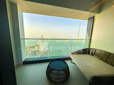2 Bedroom Apartment for Rent in Jumeirah Beach Residence (JBR), Dubai - Full Sea and Dubai Eye View | Fully Furnished