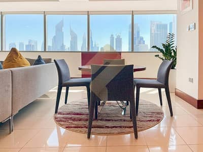 2 Bedroom Flat for Rent in World Trade Centre, Dubai - Burj Khalifa View | Duplex | Furnished