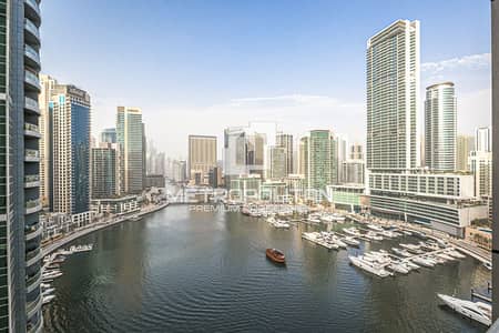 2 Bedroom Apartment for Sale in Dubai Marina, Dubai - High Floor | Large Balcony | Stunning Marina View