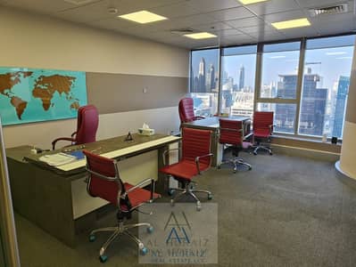 Office for Rent in Jumeirah Lake Towers (JLT), Dubai - FURNISHED | PARTITIONED | HIGH FLOOR | DMCC