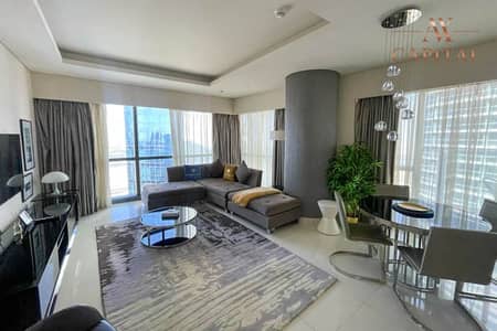 2 Bedroom Flat for Rent in Business Bay, Dubai - Fully Furnished | Pool View | High Floor