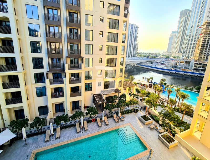 位于迪拜溪港，微风倾城公寓 1 卧室的公寓 120000 AED - 8795102