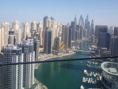 2 Bedroom Apartment for Rent in Dubai Marina, Dubai - Marina and Sea Views | 2 Cheques | Semi Furnished