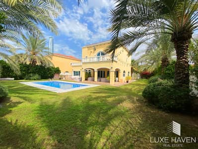 5 Bedroom Villa for Rent in Jumeirah Park, Dubai - 5 Bedroom Legacy | Large Plot | Single Row