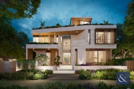 7 Bedroom Villa for Sale in Tilal Al Ghaf, Dubai - 7 Bedrooms | Lagoonside | Corner Plot