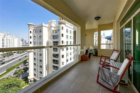 朱美拉棕榈岛， 迪拜 3 卧室公寓待租 - 位于朱美拉棕榈岛，海滨公寓，贾西哈马德公寓 3 卧室的公寓 260000 AED - 9001882