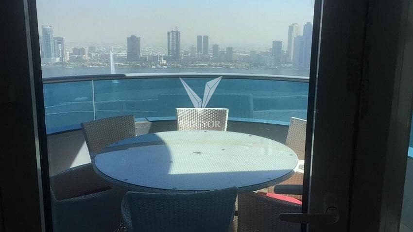 Panoramic View 4 Bed Apt - Higher Floor in The Blue Tower - Sharjah Panoramic View 4 Bed Apt - Higher Floor in The Blue Tower - Sharjah