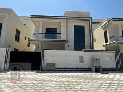 Villa for sale at Ajman -AL yasmin area -3014 sqft the villa G +2( 6 Room +Hall +Majlis +big court+roof)
