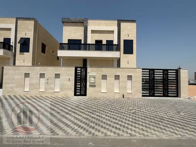 For sale, a villa in Ajman Al Bahia, 3 master rooms, a Majles room, a hall, and a maids room, freehold for all nationalities, Installment with out do
